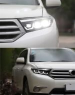 High Beam LED Light for Toyota Highlander Headlights 2012-2014 Kluger Daytime Running Headlight Dynamic Turn Signal - Image 4
