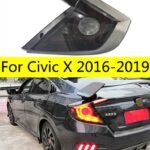 LED Tail Light for HONDA Civic X 20 16-20 19 New Civic Car Lights Type R Hatchback 5 Door Rear Lamp Brake and Reverse Taillights