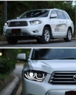 LED Daytime Running Headlight for Highlander Car Headlights 2007-2011 Kluger Dynamic Turn Signal High Beam Auto Lamps - Image 5