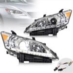 Car LED Headlights for Lexus ES 2007-2012 ES 350 DRL Bi-Xenon Lens Turn Signal Headlight Daytime Lights