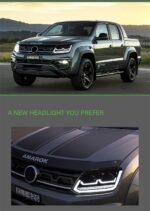 All LED Turn Signal Head Lamp For VW Amarok DRL Headlight Assembly 10-20 bi-xenon beam Car Light - Image 5