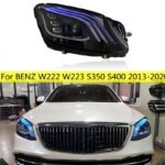 high beam LED head light For BENZ W222 W223 S350 S400 2013-20 Auto Brake Lamp Steam Turn Signal Headlights Assembly