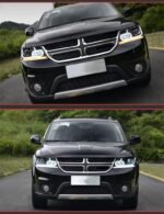 Headlight LED For Dodge Journey 2009-17 Freemont high beam DRL turn signal Auto Headlight Assembly - Image 4