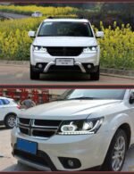 Headlight LED For Dodge Journey 2009-17 Freemont high beam DRL turn signal Auto Headlight Assembly - Image 5