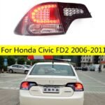 Automotive Accessories LED Lights For Honda Civic LED Tail Light 2006-2011 FD2 Rear Fog Running Lamp Reverse Turn Signal
