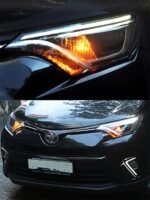 Auto Lights For RAV4 LED Headlight 20 17-20 18 Headlights LED Bulb Dynamic Turn Signal Headlamp Daytime Running Light - Image 5