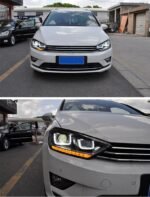 Car Styling HeadLights For VW LED Headlight 2013-20 19 Golf Sportsvan LED Turn Signal Headlights Daytime Running Light - Image 4