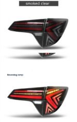 one pair all LED tail lamp For Honda Rear Fog Brake Turn Signal HRV Vezel 15-20 reversing lights car accessories - Image 5