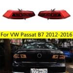 LED Tail Lights For VW Passat B7 2012-16 Car Accessories Dynamic DRL Turn Signal Lamps Fog Brake Reversing