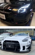 All LED Head Lamp For Nissan GT-R Valenti LED Headlight 2009-17 GTR DRL Turn Signal High Beam Angel Eye Projector Lens - Image 3