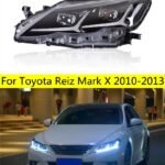 Car Lamp For Toyota Mark X LED Headlight 2010-2013 Reiz LED Dynamic Turn Signal Front Lights High Beam Daytime Running Light