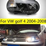 VW Golf 4 LED Head Lamp 2004-2008 Headlight GTI Car Styling LED Dynamic Turn Signal High Beam Lens Daytime Running Lights