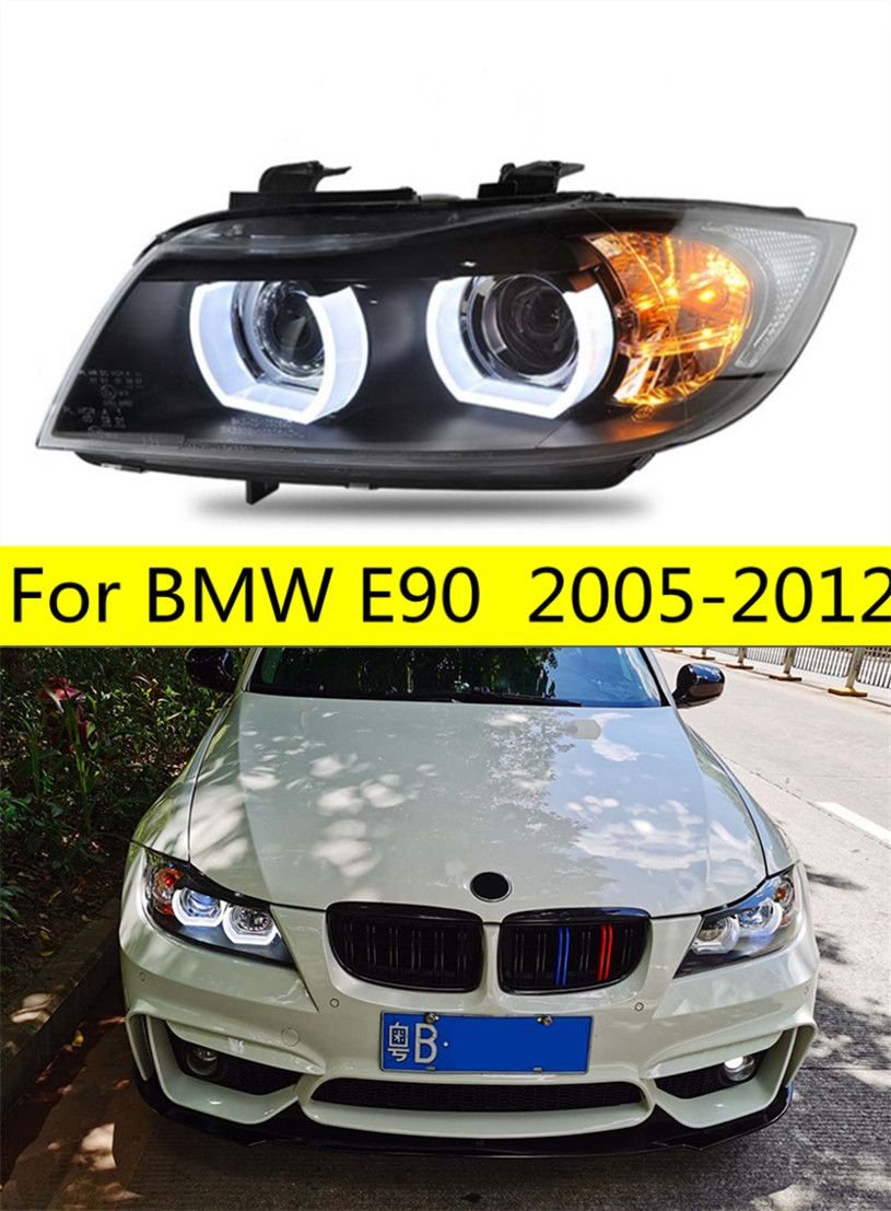 rBVaEmJnjVmAdC2uAAOC84N7AJI689 Head Light For BMW E90 LED Headlight 2005-2012 Headlights 320i 325i Turn Signal Halogen Bulb Daytime Running Lights High Beam Lamp - Image 1