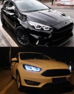 Auto LED Front Lamp For Ford Focus 20 15-20 18 Modified LED Daytime Running Head Lights Angel Eyes Dual Beam Lens Driving Light - Image 4