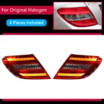 Car TailLights For Mercedes Benz W204 C200 2007-2014 C300 C260 LED Dynamic Turn Signal Lights Brake Reversing Taillights - Image 6
