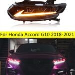 LED Headlights Accessories For Honda Accord G10 20 18-2022 Car Headlight Replacement LED Daytime Running Light