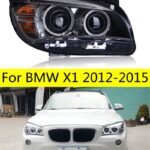 Headlights LED Lighting Accessories For BMW X1 2012-20 15 DRL Angel Eye Turn Signal Lights High Beam Front Lamp