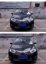Car Lights LED Front Lamp For Toyota Corolla 2014-20 16 Bi-Xenon Beam Fog Lights Angel Eyes Daytime Headlights - Image 4
