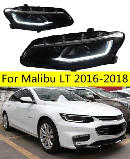 LED Front Lights Accessory For Malibu LT Headlight 20 16-20 18 High Beam Bi-xenon Lens Headlights Daytime Running Light