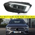 Car Goods Head Lights For Mercedes Benz W177 A180 A200 A260 20 18-2021 LED Low Beam Daytime Headlight DRL Head Lamps