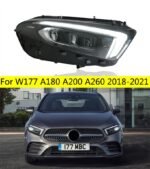 Car Goods Head Lights For Mercedes Benz W177 A180 A200 A260 20 18-2021 LED Low Beam Daytime Headlight DRL Head Lamps