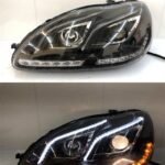 Car Headlights for BENZ W220 1999-2005 S320 S350 Headlight Xenon High Low Beam Lights Turn Signal Daytime Light