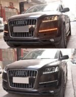 Auto Goods Head Lights for Audi Q7 2006-20 15 LED Headlight Projector Lens DRL Daytime Running Headlights Replacement - Image 4